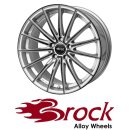 Brock B36 8,5X19 5/114,30 ET44 Kristallsilber-Black lackiert