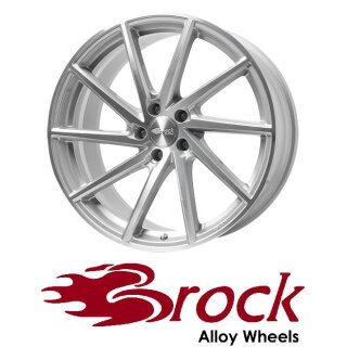 Brock B37 8,5X19 5/112 ET20 Kristallsilber Front-poliert