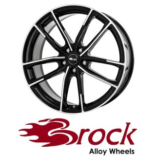 Brock B38 8X19 5/108 ET45 Schwarz Front-poliert