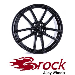 Brock B38 8X19 5/112 ET39 Schwarz lackiert