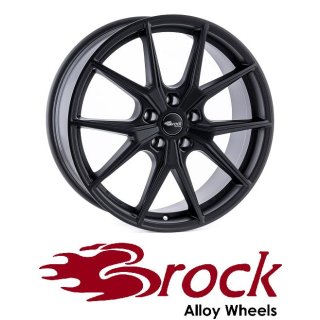 Brock B40 9,5X20 5/130 ET71 Satin-Black matt-lackiert