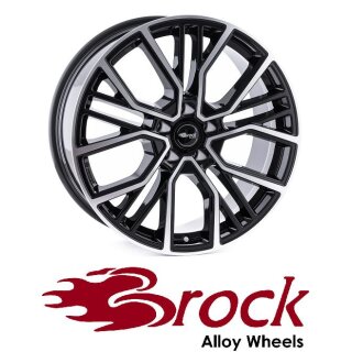 Brock B41 8,5X21 5/112 ET19 Schwarz Front-poliert