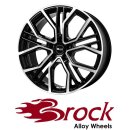 Brock B41 8,5X19 5/112 ET39 Schwarz Front-poliert