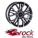 Brock B41 11X21 5/130 ET49 Schwarz Front-poliert