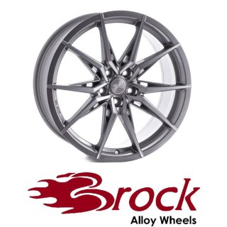 Brock B42 9,5X20 5/112 ET42 Ferric-Grey poliert