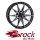 Brock B42 9,5X20 5/112 ET42 Schwarz Front-poliert
