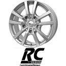 RC-Design RC25T 7,5X18 5/130 ET43 Kristallsilber lackiert