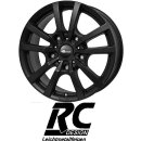 RC-Design RC25T 6,5X16 5/114,30 ET47 Schwarz-matt lackiert
