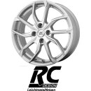 RC-Design RC34 6,5X17 4/98 ET41 Kristallsilber lackiert