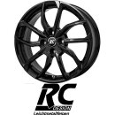RC-Design RC34 6,5X17 4/98 ET41 Schwarz lackiert