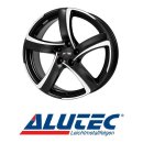 Alutec Shark 7X16 5/114,30 ET38 Racing Schwarz Frontpoliert