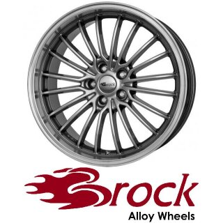 Brock B24GP 8,5X19 5/110 ET32 Schwarz Horn-poliert