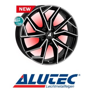 Alutec ADX.02 7,5X18 5/114,30 ET50 Diamant-Schwarz Frontpoliert