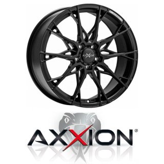 Axxion X1 8,5X19 5/112 ET35 Schwarz Glänzend lackiert