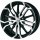 Brock B26 8X18 5/110 ET35 Schwarz-matt Front-poliert