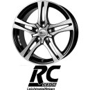 RC-Design RC26 7,5X17 5/120 ET38 Schwarz Front-poliert