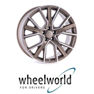 Wheelworld WH34 8,5X20 5/112 ET21 Bronze matt Hochglanzpoliert
