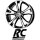 RC-Design RC17 8,5X20 5/112 ET45 Schwarz Front-poliert