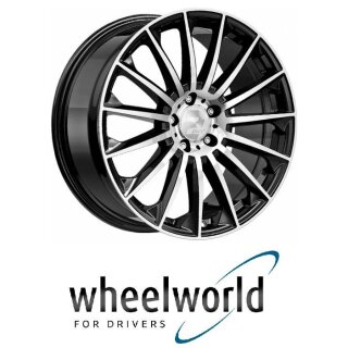 Wheelworld WH39 8,5X19 5/112 ET35 Schwarz Hochglanzpoliert (SP+)