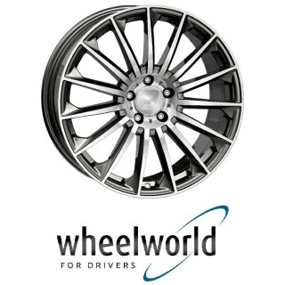 Wheelworld WH39 8,5X19 5/112 ET45 Dark Gunmetal Hochglanzpoliert (DGMP+)