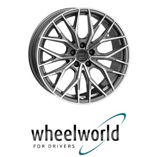 Wheelworld WH37 8,5X19 5/112 ET48 Daytona Grau Hochglanzpoliert (DGP+)
