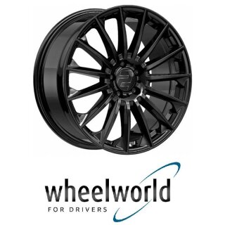 Wheelworld WH39 8,5X19 5/112 ET45 Schwarz Glänzend Lackiert (SW+)