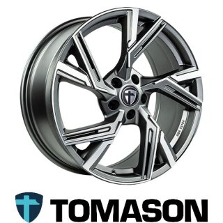 Tomason AR1 9X20 5/112 ET33 Anthracite Diamond Polished