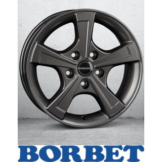 Borbet CWT 6,0X15 5/112 ET30 Mistral Anthracite Glossy