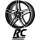 RC-Design RCD17 6,5x17 5/112 ET49 Schwarz Front-poliert