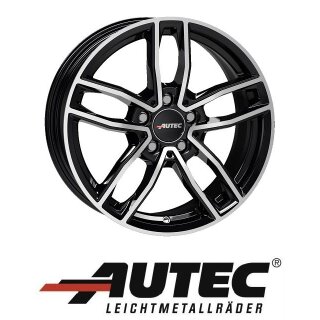 Autec Mercador 6,5x17 5/112 ET34,5 Schwarz poliert