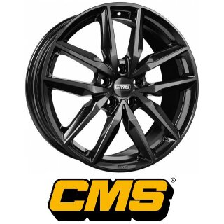 CMS C28 7,5x18 5/114,30 ET37 Schwarz Glanz