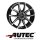 Autec Uteca 9,5x22 5/120 ET45 Schwarz poliert