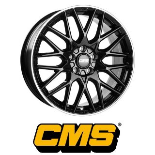 CMS C25 8,5x19 5/108 ET50 Diamant Horn Schwarz Glanz