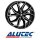 Alutec ADX.02 7x17 5/100 ET48 Diamant-Schwarz Frontpoliert