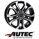 Autec Kiso 7,5x18 5/112 ET52 Schwarz poliert