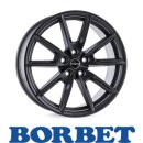 Borbet LX19 8,0x19 5/108 ET45 Black matt