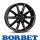Borbet LX19 8,0x19 5/112 ET40 Black matt Rim Copper