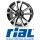 Rial M12X 8x19 5/112 ET30,5 Diamant-Schwarz Frontpoliert