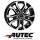 Autec Kiso 7,5x18 5/120 ET60 Schwarz poliert