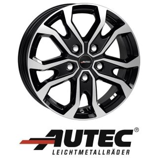 Autec Kiso 7x17 5/108 ET46 Schwarz poliert