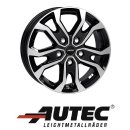 Autec Kiso 7x17 5/108 ET46 Schwarz poliert