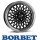Borbet B 8,0x17 5/112 ET45 Black Rim Polished