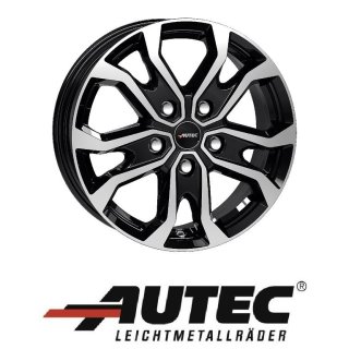 Autec Kiso 7x17 5/130 ET62 Schwarz poliert
