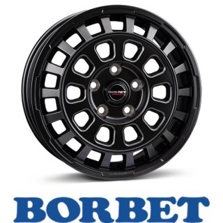 Borbet CW7 7,0x17 6/139,70 ET35 Black matt