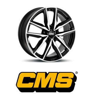 CMS C28 8x20 5/114,30 ET38 Diamant Schwarz Glanz