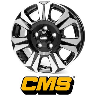 CMS C31 6,5x17 5/160 ET60 Diamant Schwarz Glanz