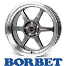 Borbet DB8GT 8,5x18 5/114,30 ET20 Graphite Rim Polished