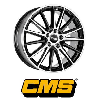 CMS C23 9x18 5/112 ET44 Diamond Black Gloss