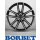 Borbet W 8,5x21 5/108 ET45 Black Polished Glossy