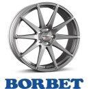 Borbet GTX 8,0x19 5/114,30 ET40 Titan Glossy